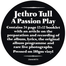 Afbeelding in Gallery-weergave laden, JETHRO TULL - A Passion Play Vinyl Steven Wilson Stereo Remix
