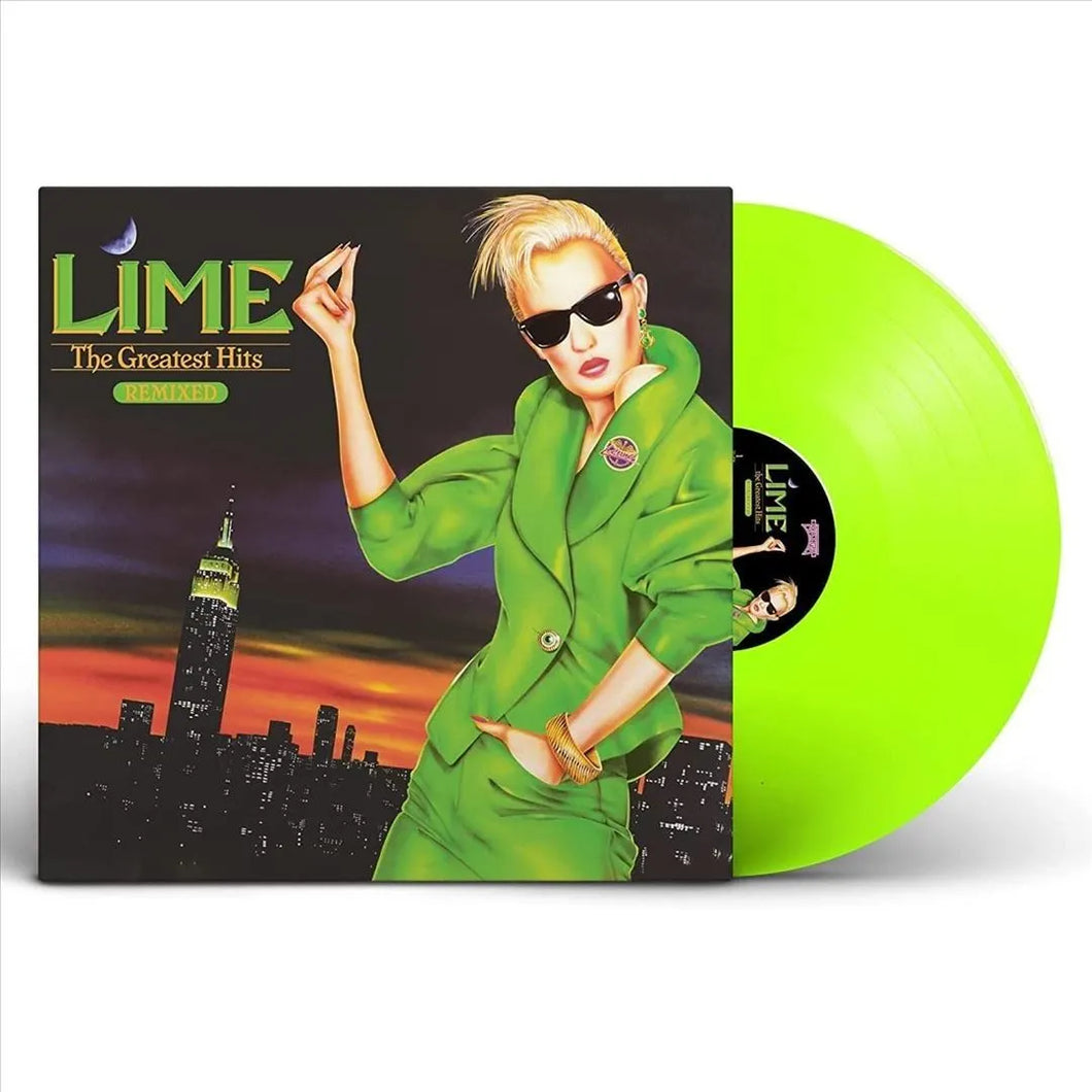 LIME - GREATEST HITS...REMIXED  LIME COLOURED VINYL