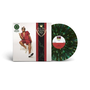 BRUNO MARS - 24K MAGIC  GREEN SPLATTER VINYL