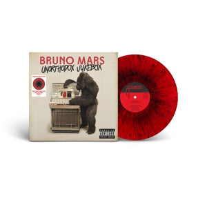 BRUNO MARS - UNORTHODOX JUKEBOX  RED/BLACK SPLATTER VINYL