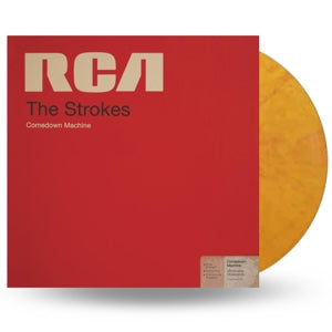 THE STROKES - COMEDOWN MACHINE  Yellow & Red Marbled Vinyl