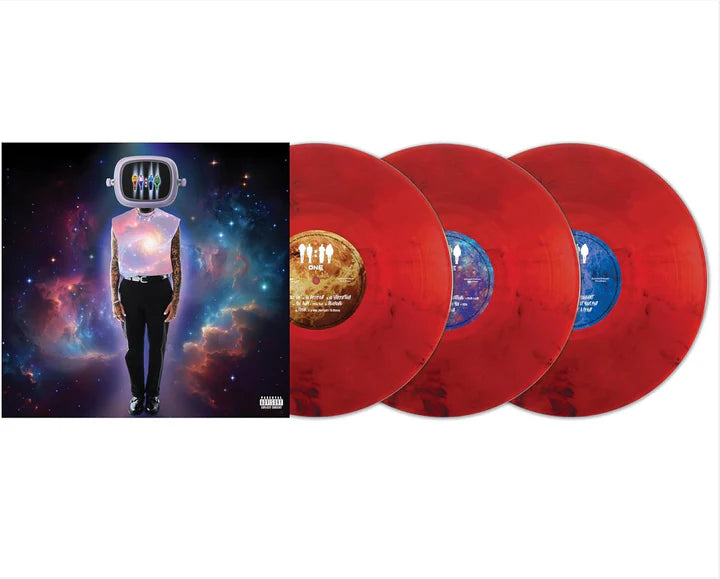 Chris Brown - 11:11 (deluxe)  3LP Red Vinyl