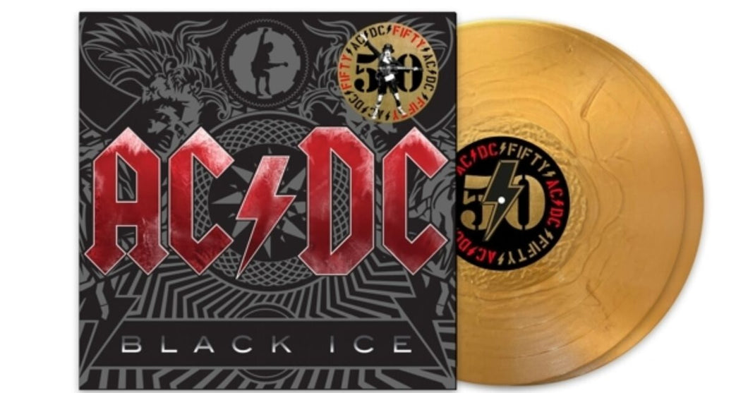 Ac/dc - Black Ice (50th Anniversary Gold Color Vinyl)  2LP