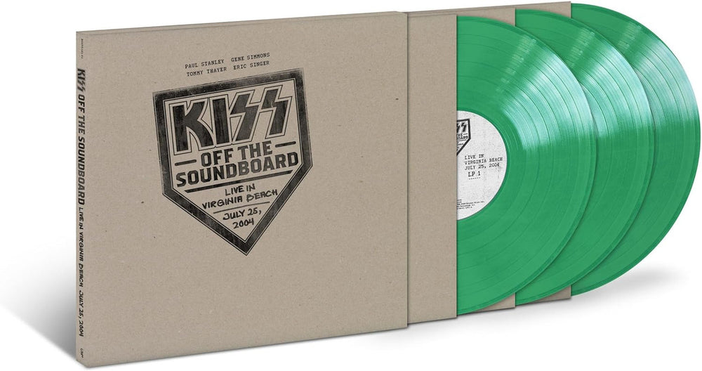 Kiss - Off The Soundboard : Live In Virginia Beach 2004 (3LP Green Vinyl LP)