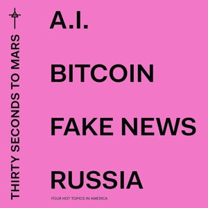 THIRTY SECONDS TO MARS - AMERICA  WHITE VINYL
