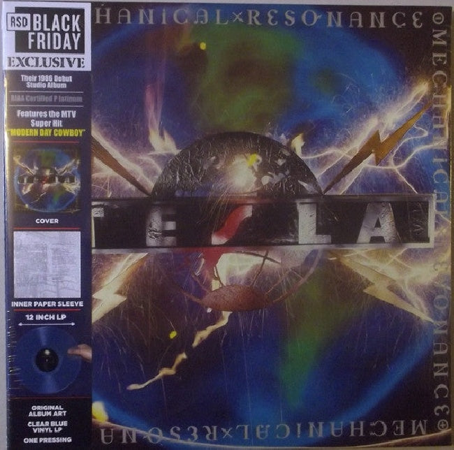 Tesla - Mechanical Resonance (rsd clear blue vinyl LP)