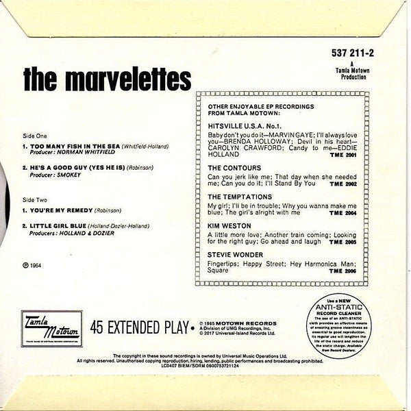 Various - The Early Motown EPs Box Volume 2 (LP)