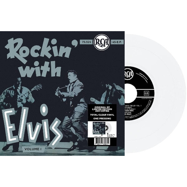 Elvis Presley - 7"EP etranger n19 - rockin' with elvis (volume I) White Vinyl (7-inch single)