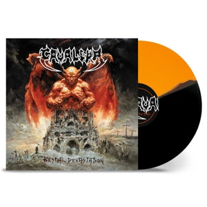 CAVALERA CONSPIRACY - BESTIAL DEVASTATION  Yellow/Black Split Vinyl