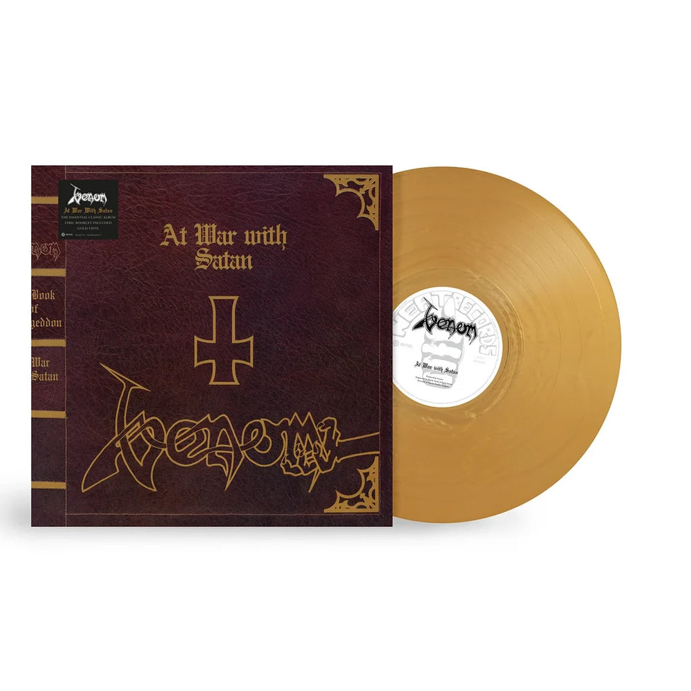 Venom - At war with satan Gold vinyl (LP)