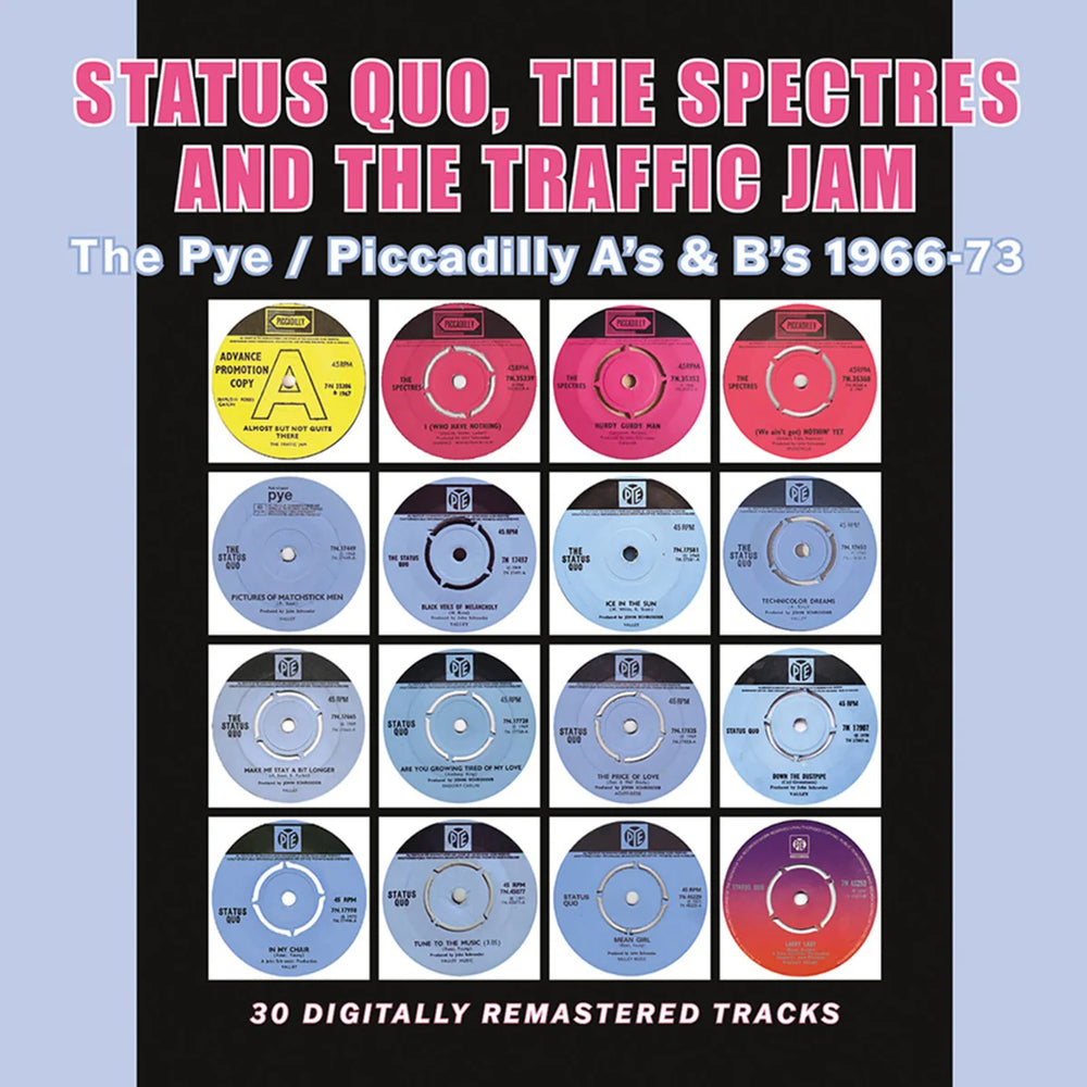 Status Quo & The Spectres & The Traffic Jam - The pye / piccadilly A's & B's 1966-73 (CD)