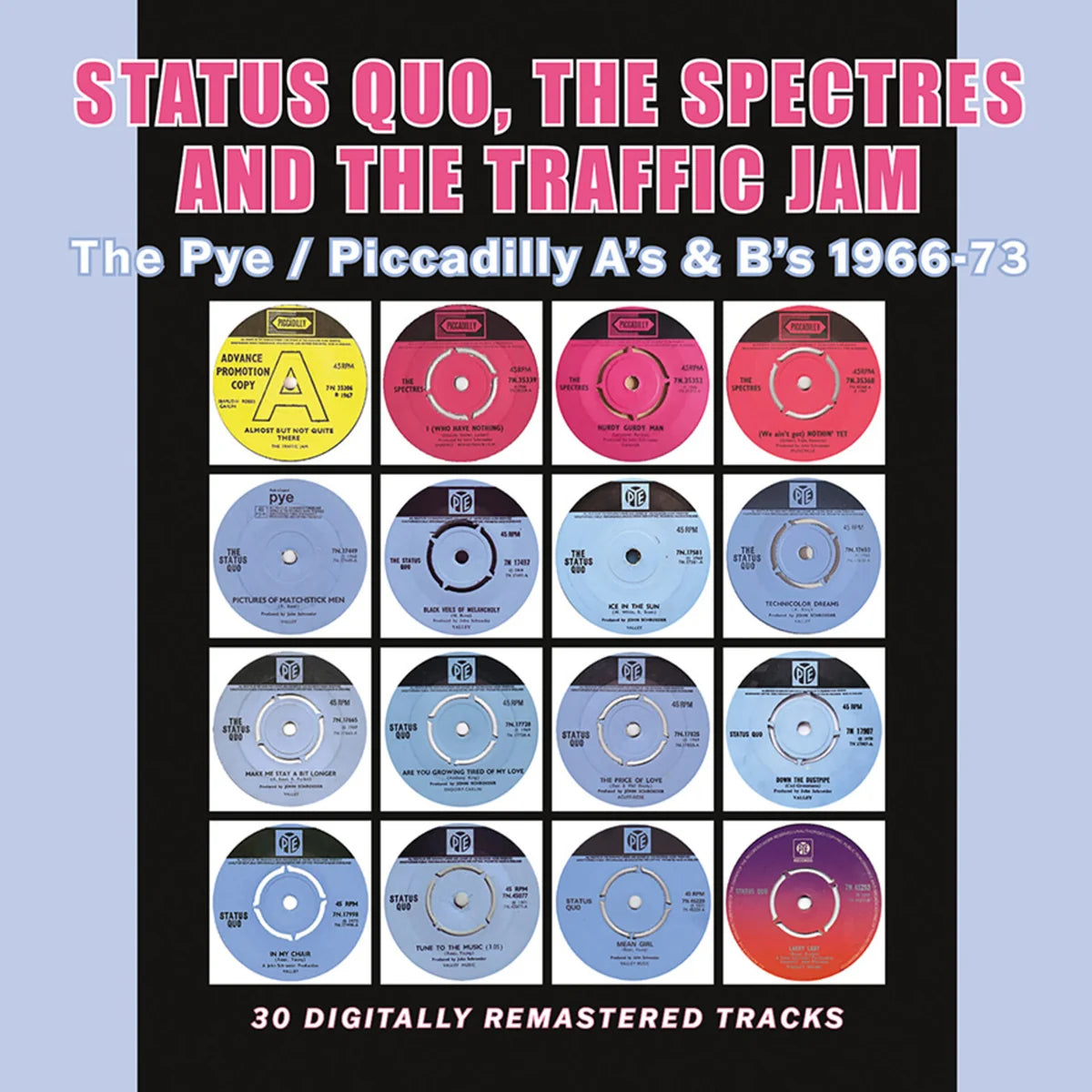 Status Quo & The Spectres & The Traffic Jam - The pye / piccadilly A's & B's 1966-73 (CD)