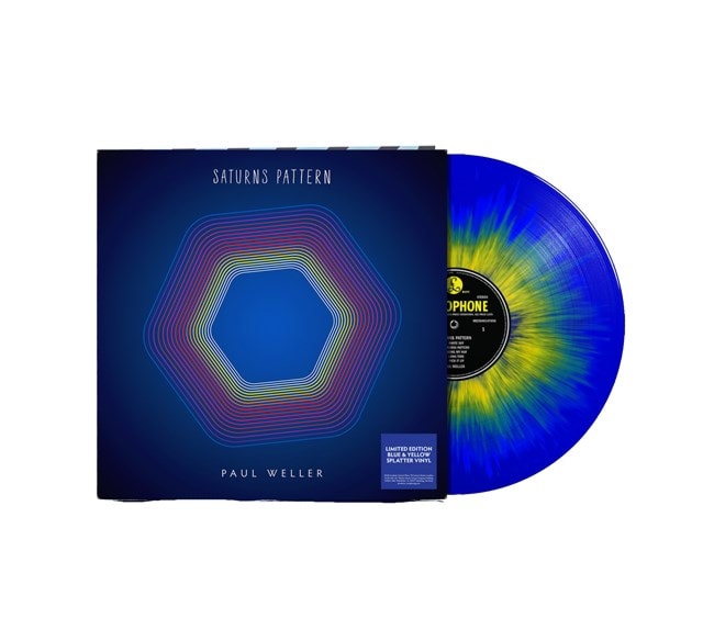 Paul Weller - Saturns pattern Blue Yellow Splatter (LP)