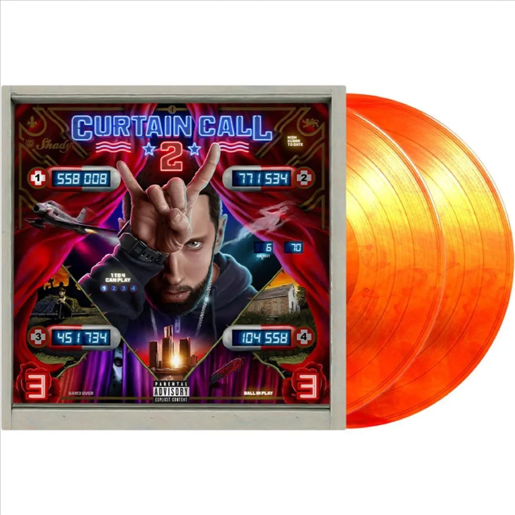Eminem – Curtain Call 2  Ltd. Edition Fluorescent Orange Vinyl, 2LP