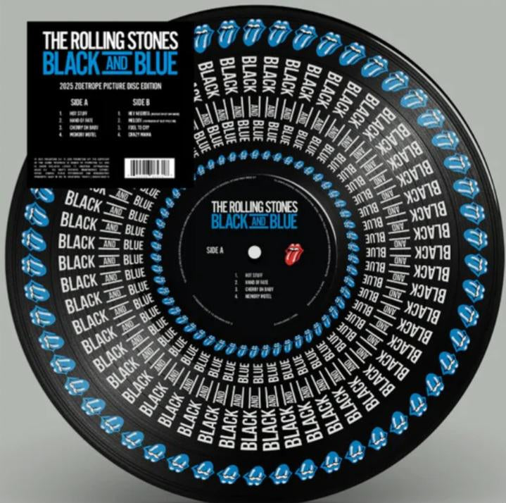 The Rolling Stones - Black and Blue Zoëtrope Vinyl (LP)