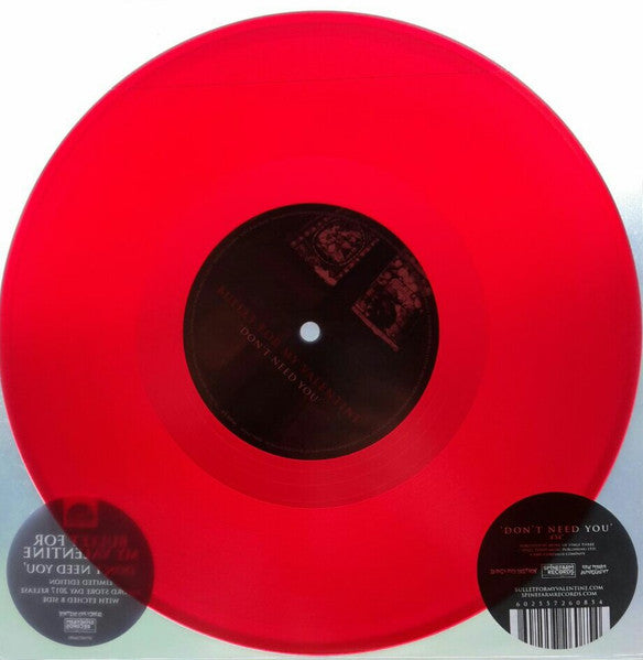 Bullet For My Valentine – Don't Need You  10" RED VINYL