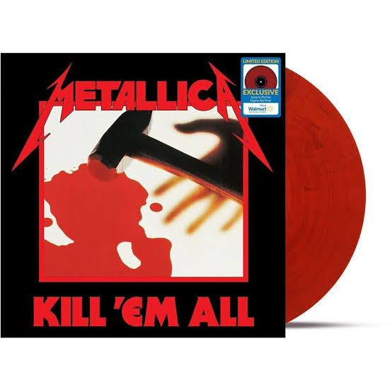 Metallica - Kill 'em all - Walmart Exclusive Jump in the fire engine Red Vinyl (LP)