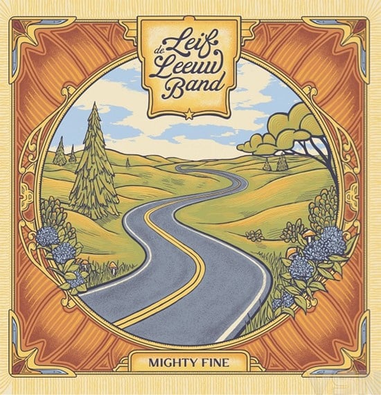Leif de Leeuw Band - Mighty fine  LIGHT BLUE VINYL