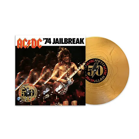 AC/DC - '74 Jailbreak - 50TH ANNIVERSARY GOLD COLOR VINYL