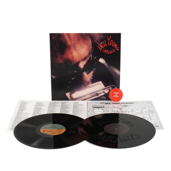 Neil Young - Unplugged - 2LP, Side "D" etched (LP)