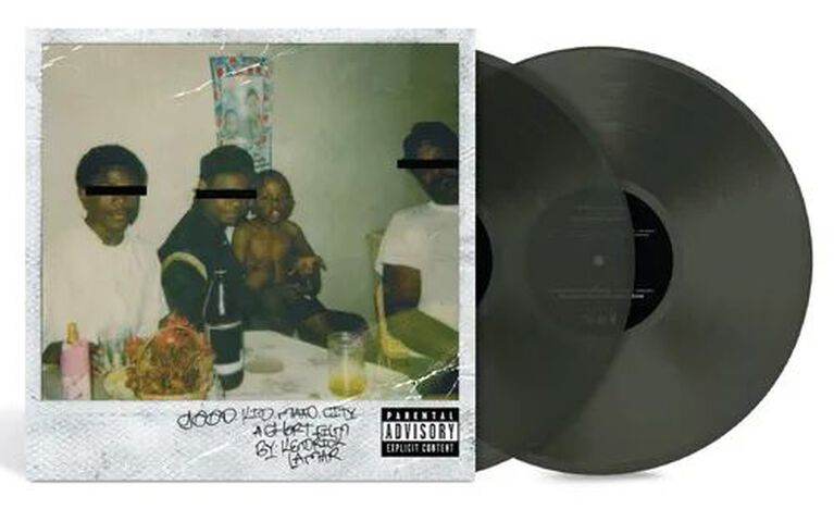 KENDRICK LAMAR - GOOD KID, M.A.A.D CITY  2LP, TRANSLUCENT BLACK ICE VINYL