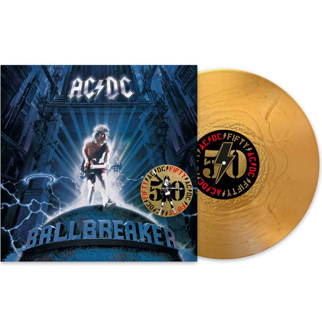 AC/DC - BALLBREAKER - 50TH ANNIVERSARY GOLD COLOR VINYL