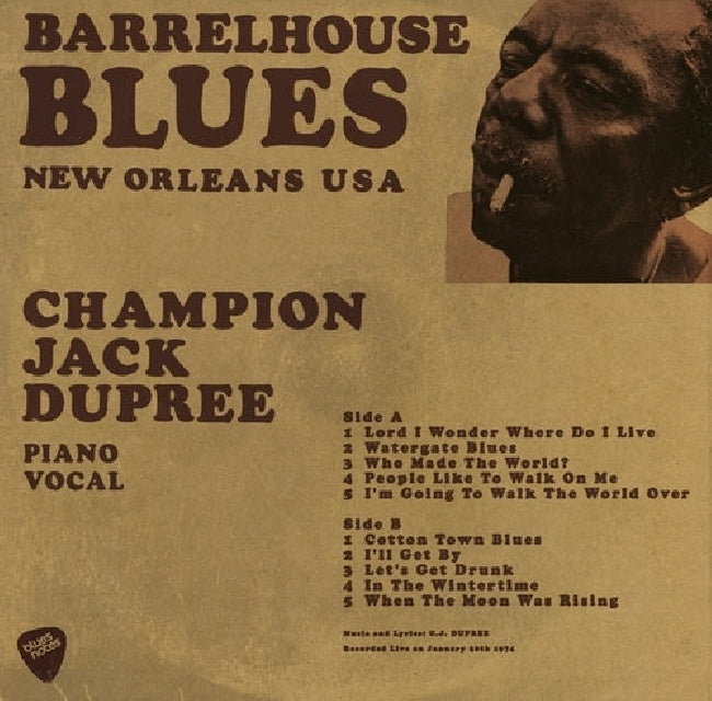 Champion Jack Dupree & His Blues Band Featuring Mickey Baker - Champion Jack Dupree And His Blues Band Featuring Mickey Baker (LP)