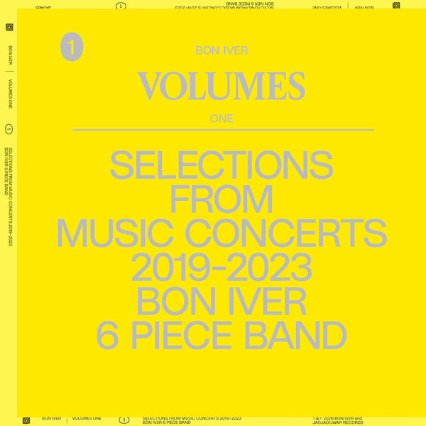 Bon Iver - Volumes one: selections from music concerts 2019-2023 (CD)
