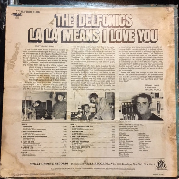 Delfonics, The - La La Means I Love You (LP)