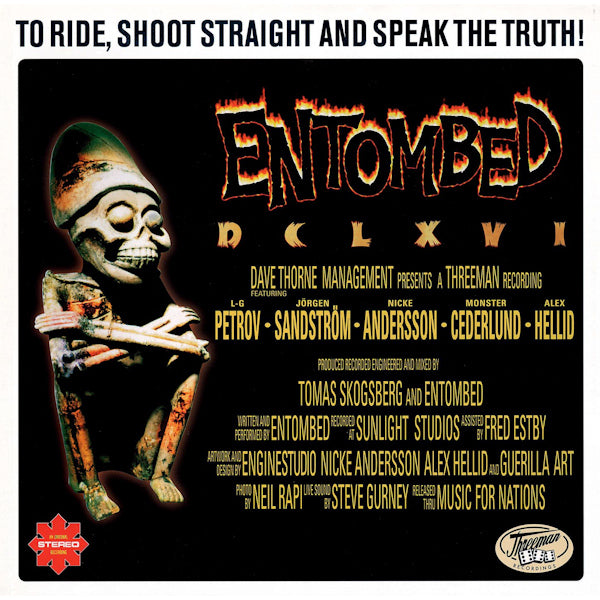 Entombed - To Ride, Shoot Straight And Speak The Truth (Black/Red Vinyl LP)