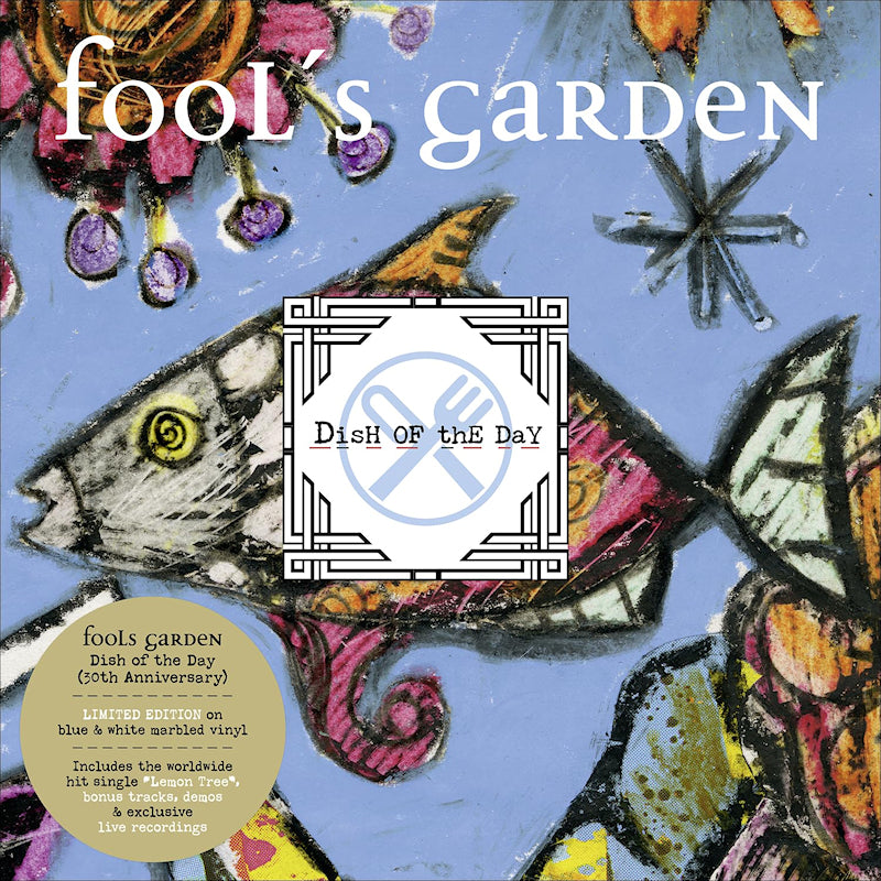 Fools Garden - Dish of the day (30th anniversary edition) - Blue Marble Vinyl (LP)
