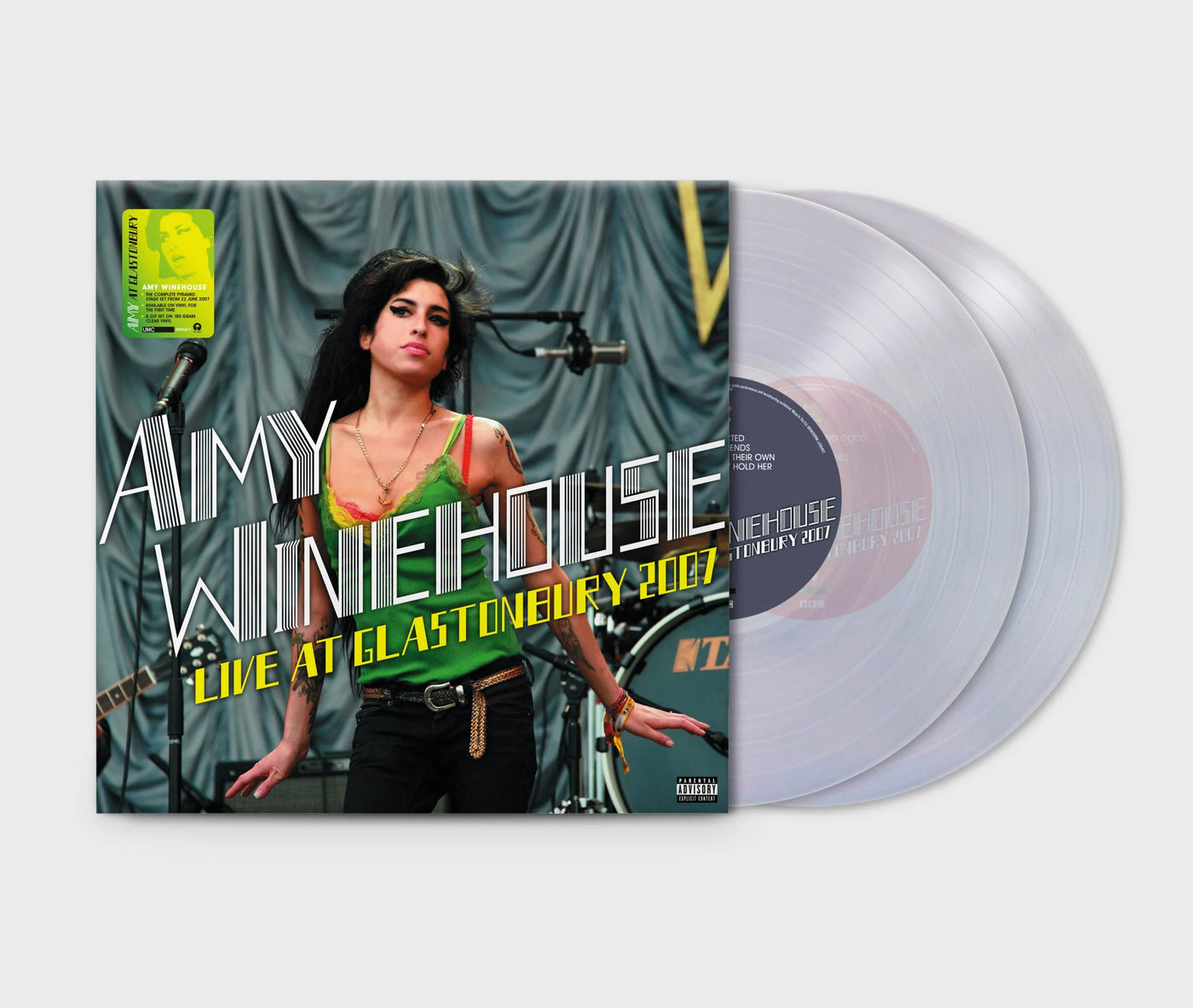 AMY WINEHOUSE - LIVE AT GLASTONBURY 2007 2LP, CLEAR VINYL