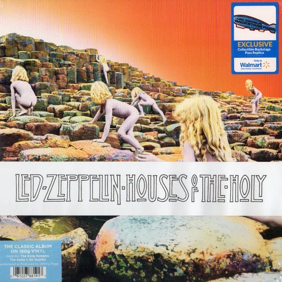 Led Zeppelin – Houses Of The Holy  WALMART EXCLUSIVE WITH COLLECTIBLE BACKSTAGE PASS REPLICA