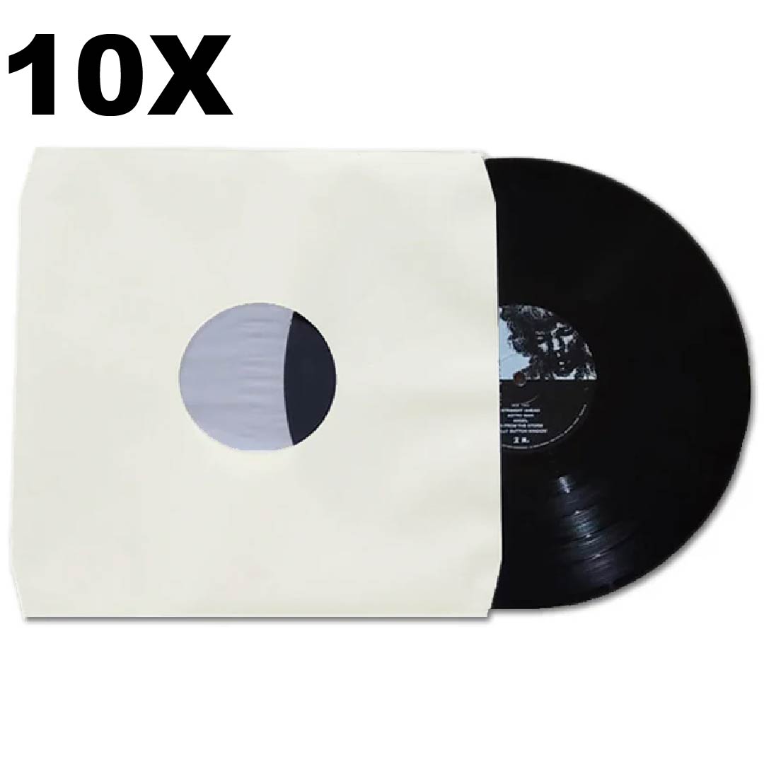 10x Binnenhoes met antistatische voering - Wit (accessoires)