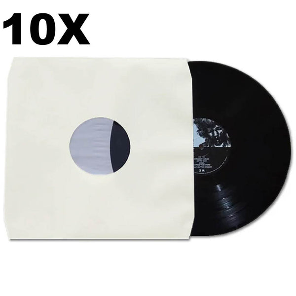 10x Binnenhoes met antistatische voering - Wit (accessoires)