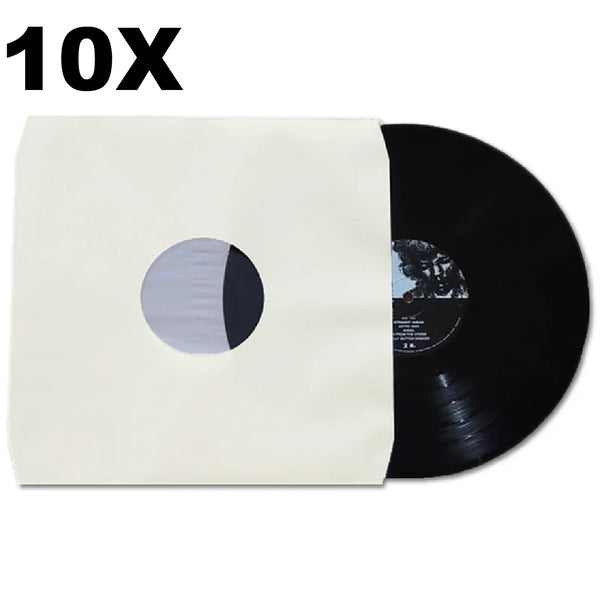 10x Binnenhoes met antistatische voering - Wit (accessoires)