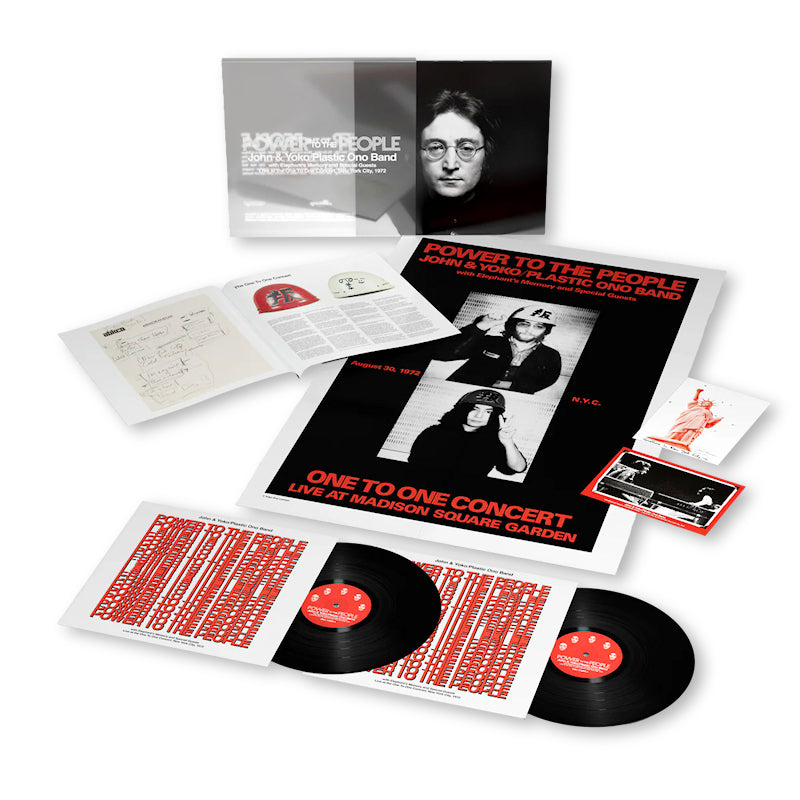 John Lennon, Yoko Ono, The Plastic Ono Band, Eleph - Power to the people - LIVE IN NYC (LP)