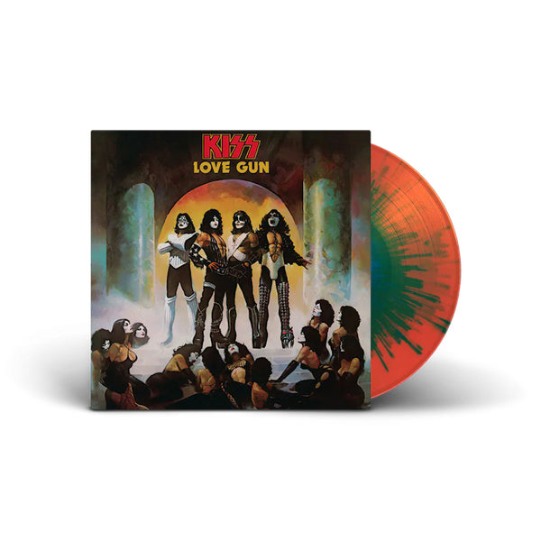 Kiss - Love gun - Tangerine/Aqua Splatter Vinyl (LP)
