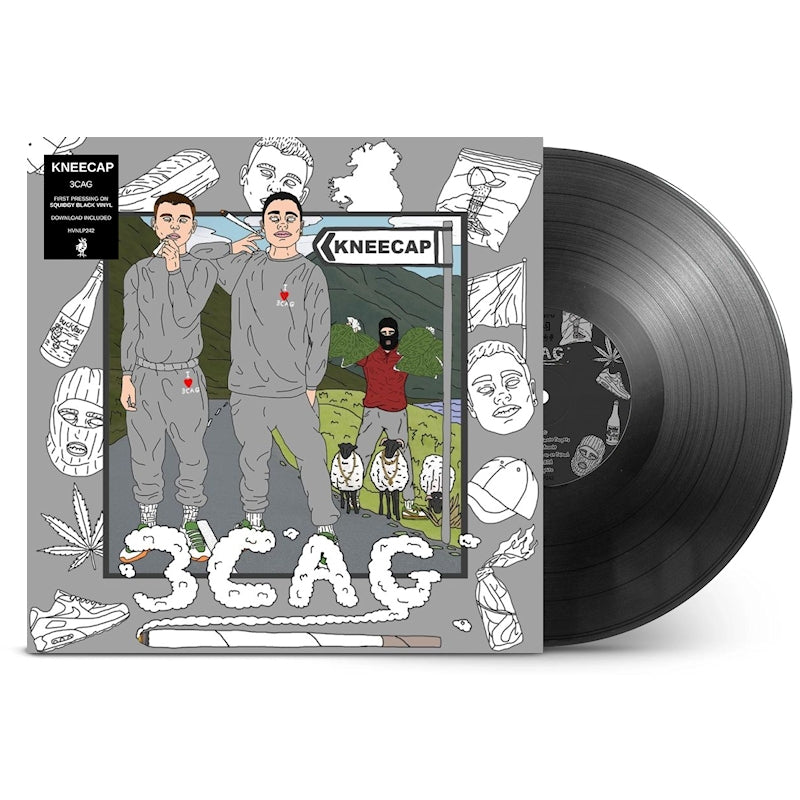 Kneecap - 3cag - Limited Squidgy Black Vinyl edition (LP)
