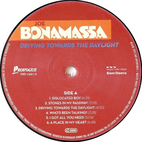 Joe Bonamassa - Driving Towards The Daylight (LP)