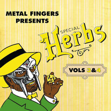 Load image into Gallery viewer, Mf Doom - Metal fingers presents: special herbs vol 3&amp;4 (lemon) (LP)
