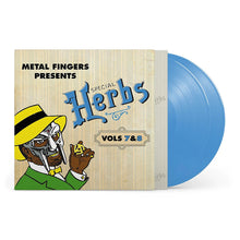 Afbeelding in Gallery-weergave laden, Mf Doom - Metal fingers presents: special herbs vol 7&amp;8 (blue) (LP)
