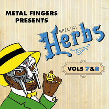 Afbeelding in Gallery-weergave laden, Mf Doom - Metal fingers presents: special herbs vol 7&amp;8 (blue) (LP)
