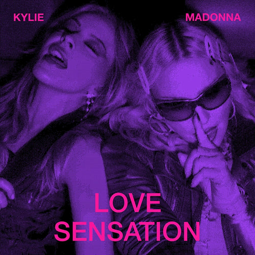 Kylie Minogue & Madonna - Love Sensation - Clear Vinyl 7" Single (7-inch single)