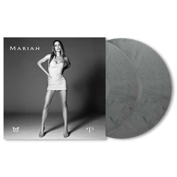 Mariah Carey - #1's (Metallic Silver With Black Swirl LP)