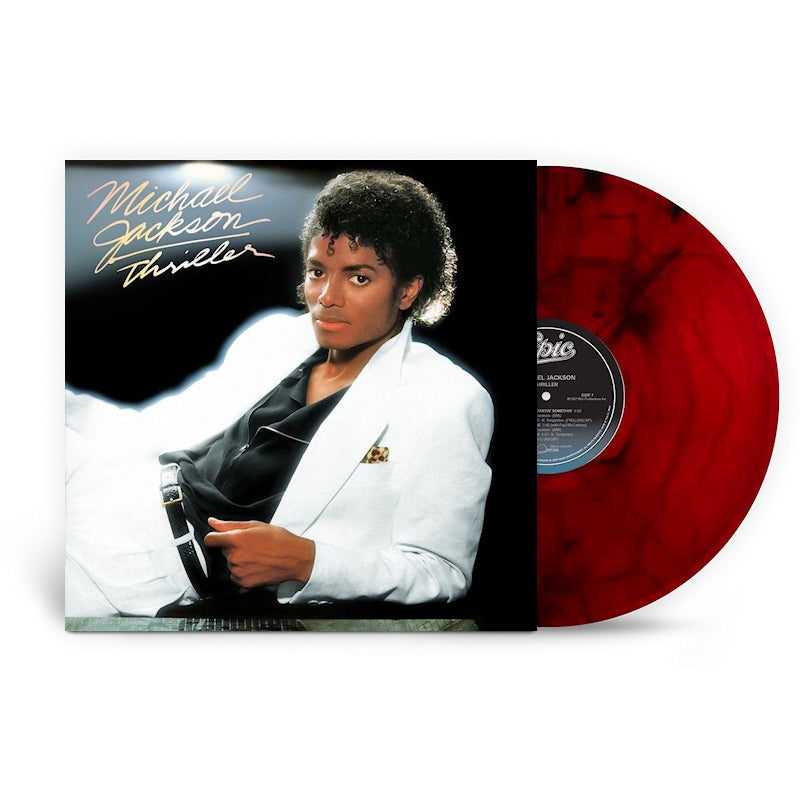 Michael Jackson - Thriller (limited edition red & black marble vinyl (LP)