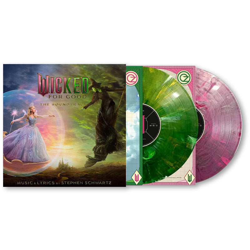 Wicked Movie Cast & Cynthia Erivo & Ariana Grande - Wicked for good the soundtrack  GREEN & PINK VINYL (LP)