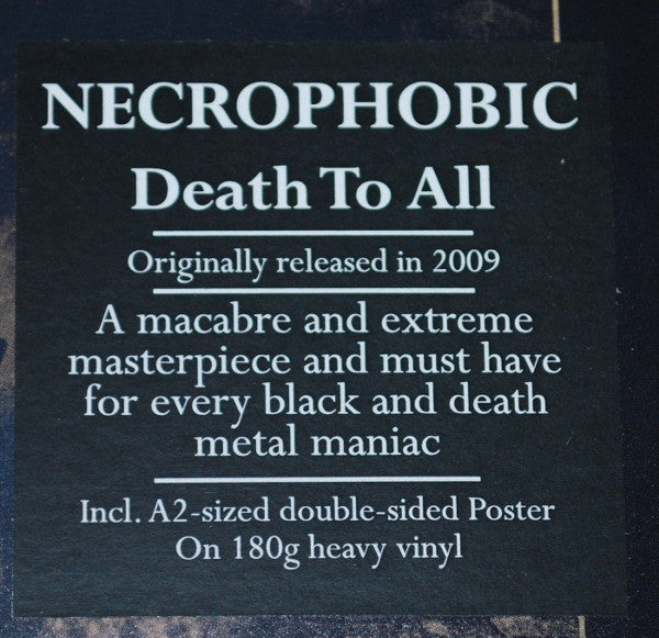 Necrophobic - Death To All (LP)