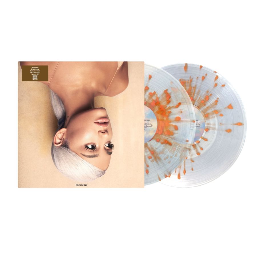 Ariana Grande - Sweetener Exclusive Clear and Orange Vinyl (LP)