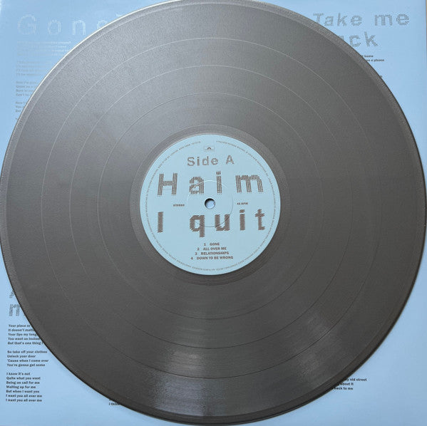 HAIM - I Quit Metallic Silver Webshop Exclusive (LP)